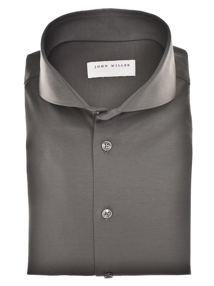 John Miller Business Shirt Groen-100% katoen-HEREN SHIRTS-Groen