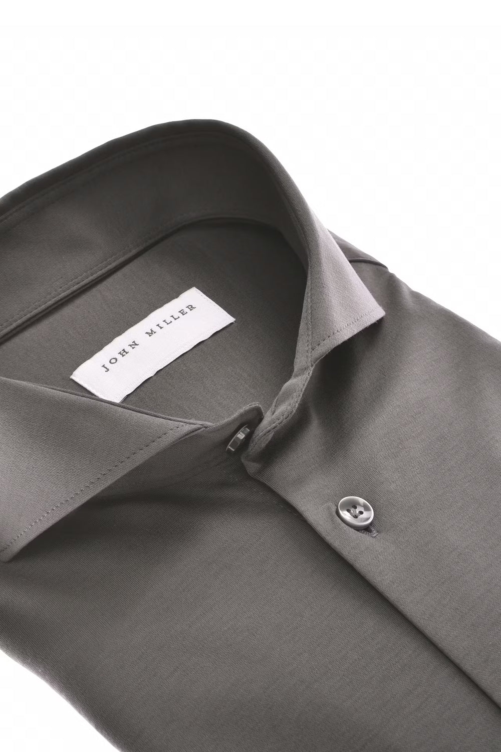 John Miller Business Shirt Groen-100% katoen-HEREN SHIRTS-Groen