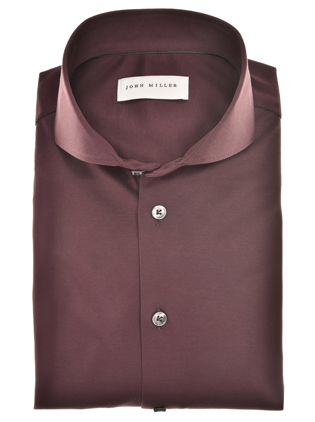 John Miller Business Shirt Rood-100% katoen-HEREN SHIRTS-Rood