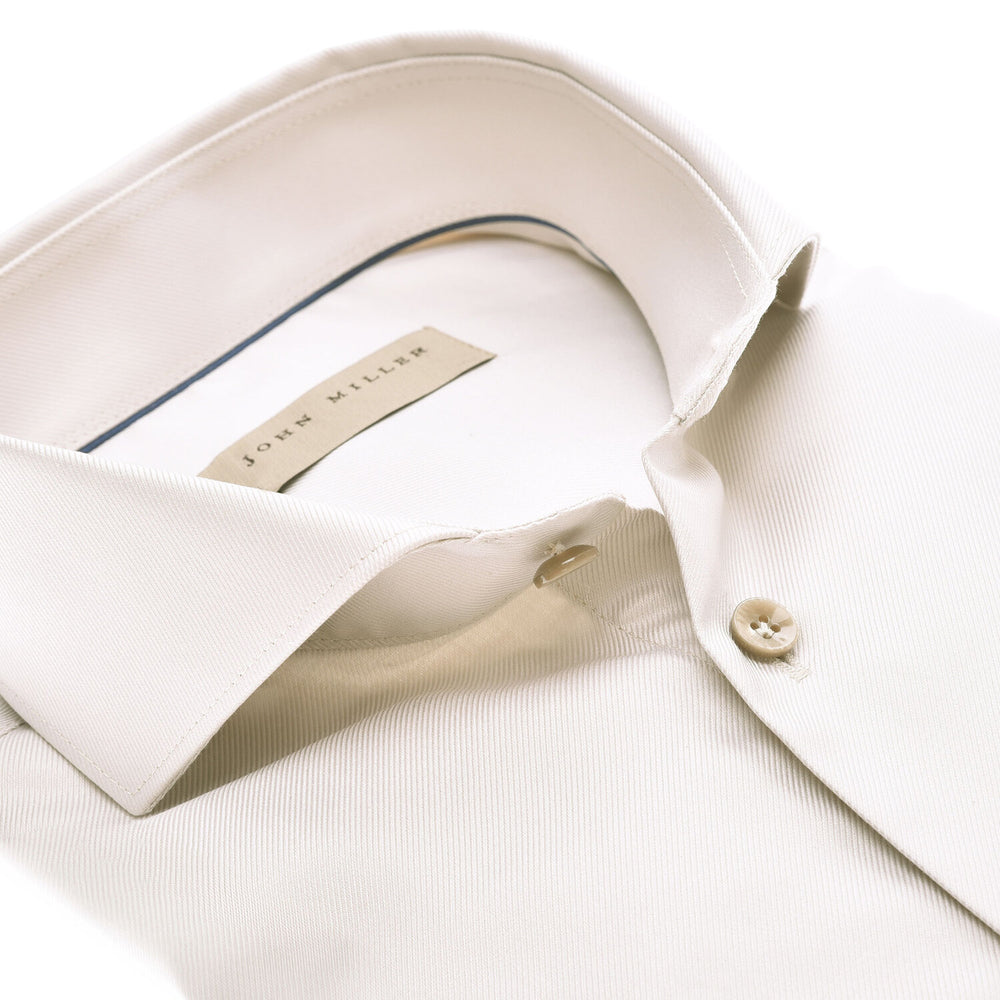 John Miller overhemd slim fit-100% katoen-HEREN SHIRTS-Beige
