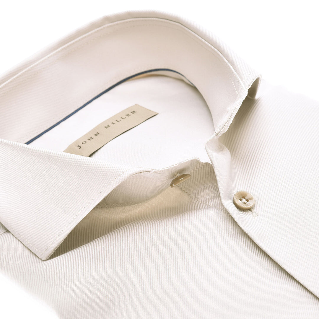 John Miller overhemd slim fit-100% katoen-HEREN SHIRTS-Beige