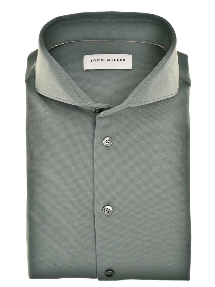 John Miller Shirt-89% polyamide, 11% elasthaan-HEREN SHIRTS-Grijs