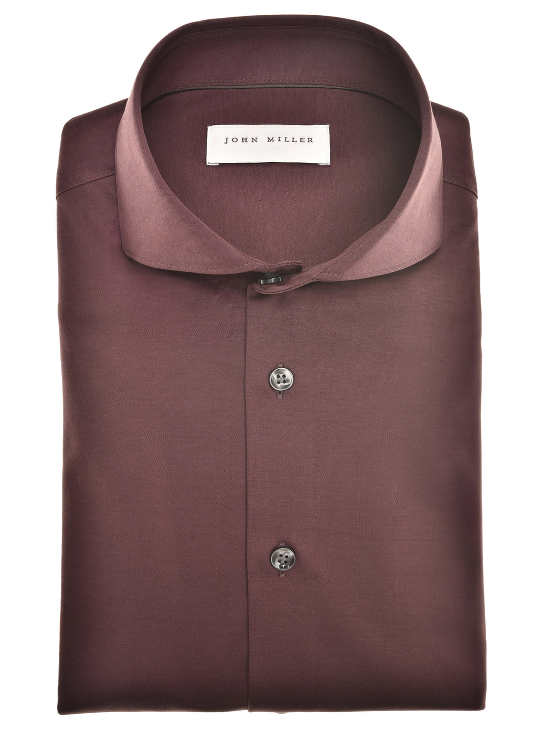 John Miller Slim Fit Overhemd – Rood-100% katoen-HEREN SHIRTS-Rood