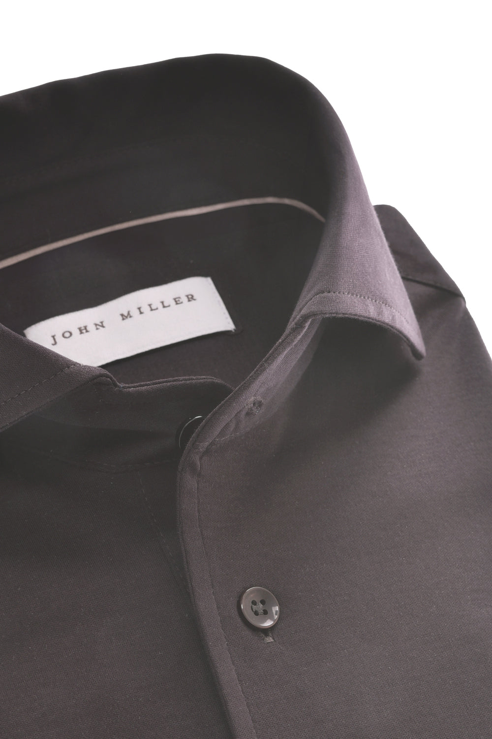 John Miller Slim Fit Polo Lange Mouw – Bruin-100% katoen-HEREN POLO'S & T-SHIRTS-Bruin