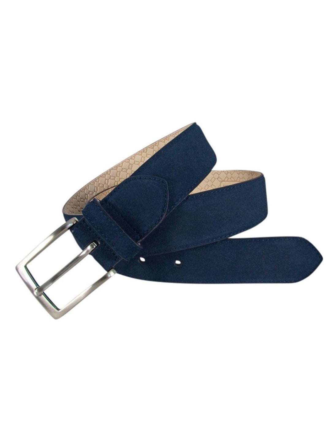 Leyva leren riem 212-5-HEREN SCHOENEN & RIEMEN-Blauw