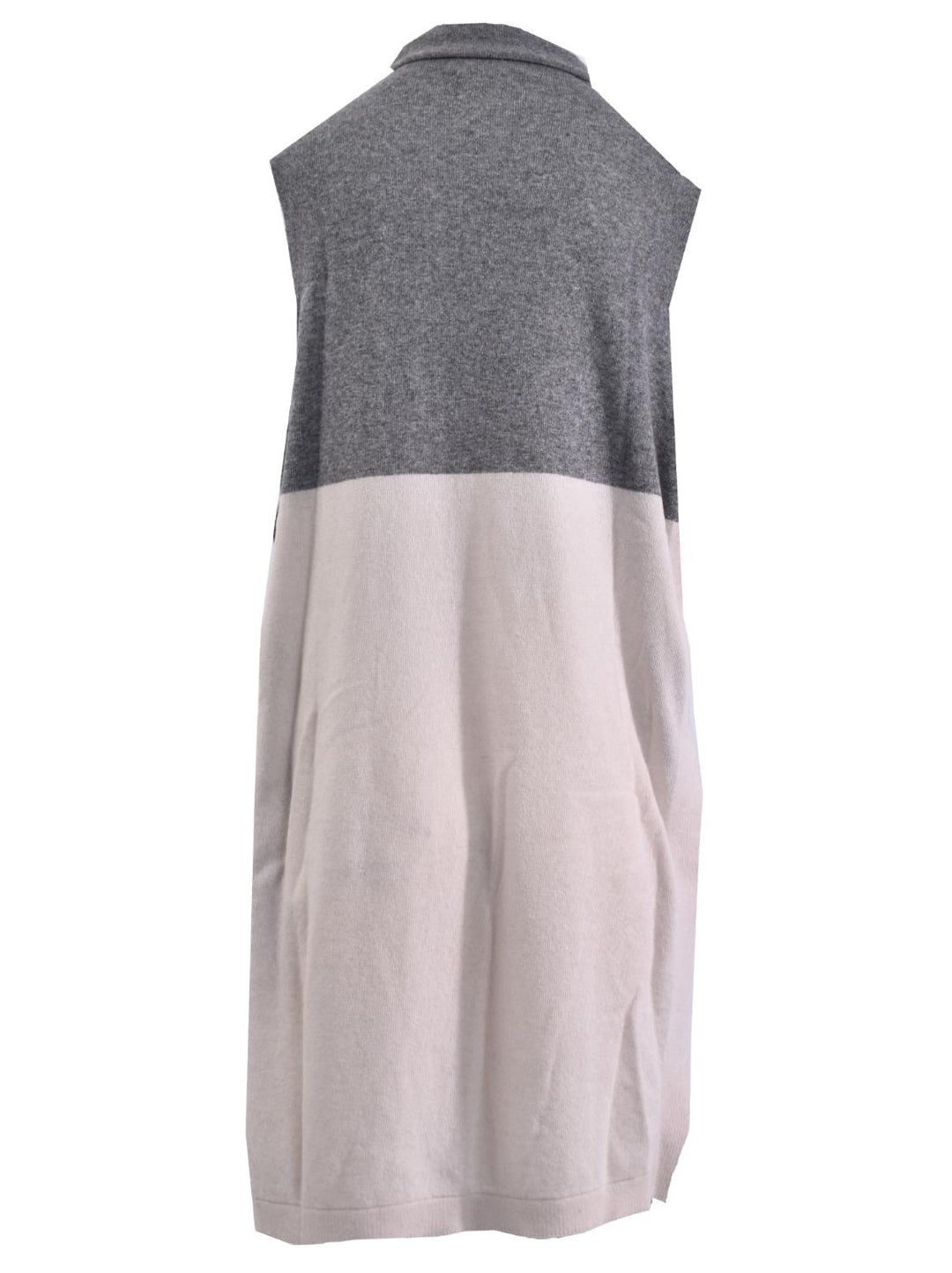 Liviana Conti jurk-30% wol, 30% lyocell, 20% kashmir, 20% polyamide-DAMES TOPS & BLOUSES-Grijs