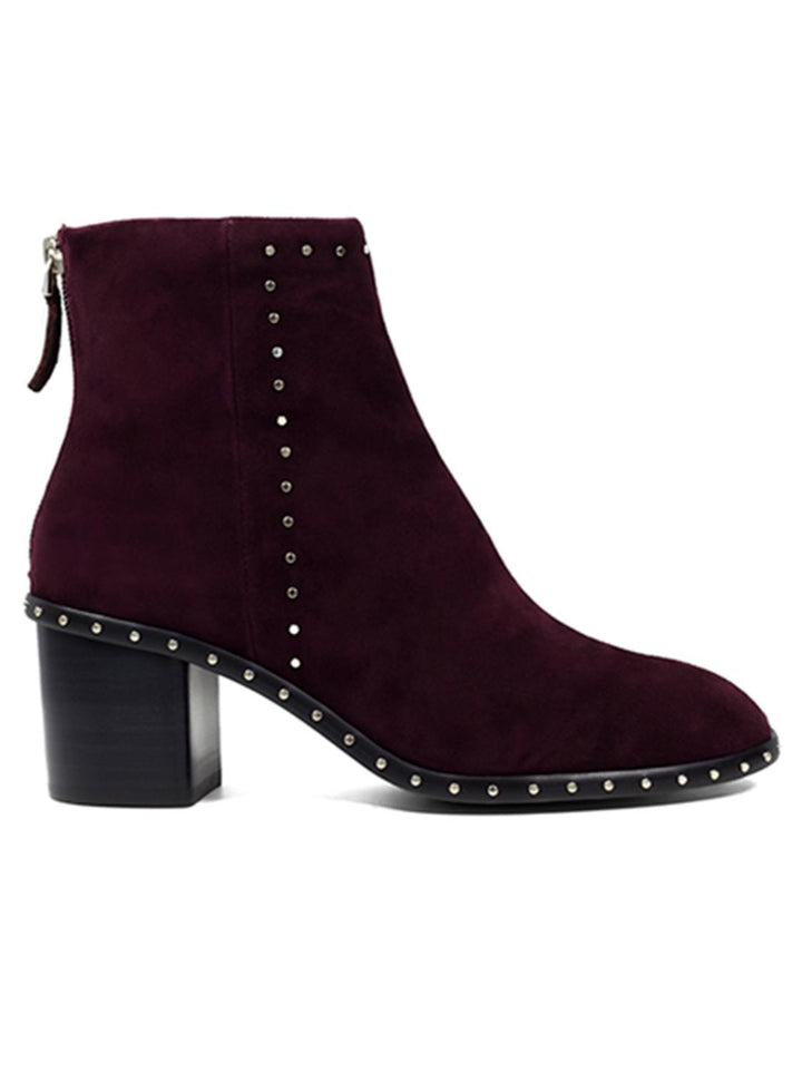 Lola Cruz laarsje-Suede-DAMES SCHOENEN-Paars