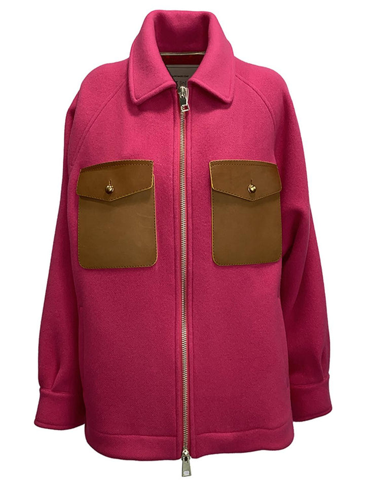 Lost in Me jack roze-75% wol, 22% polyamide, 3% kashmier-DAMES JASSEN & JACKS-Roze