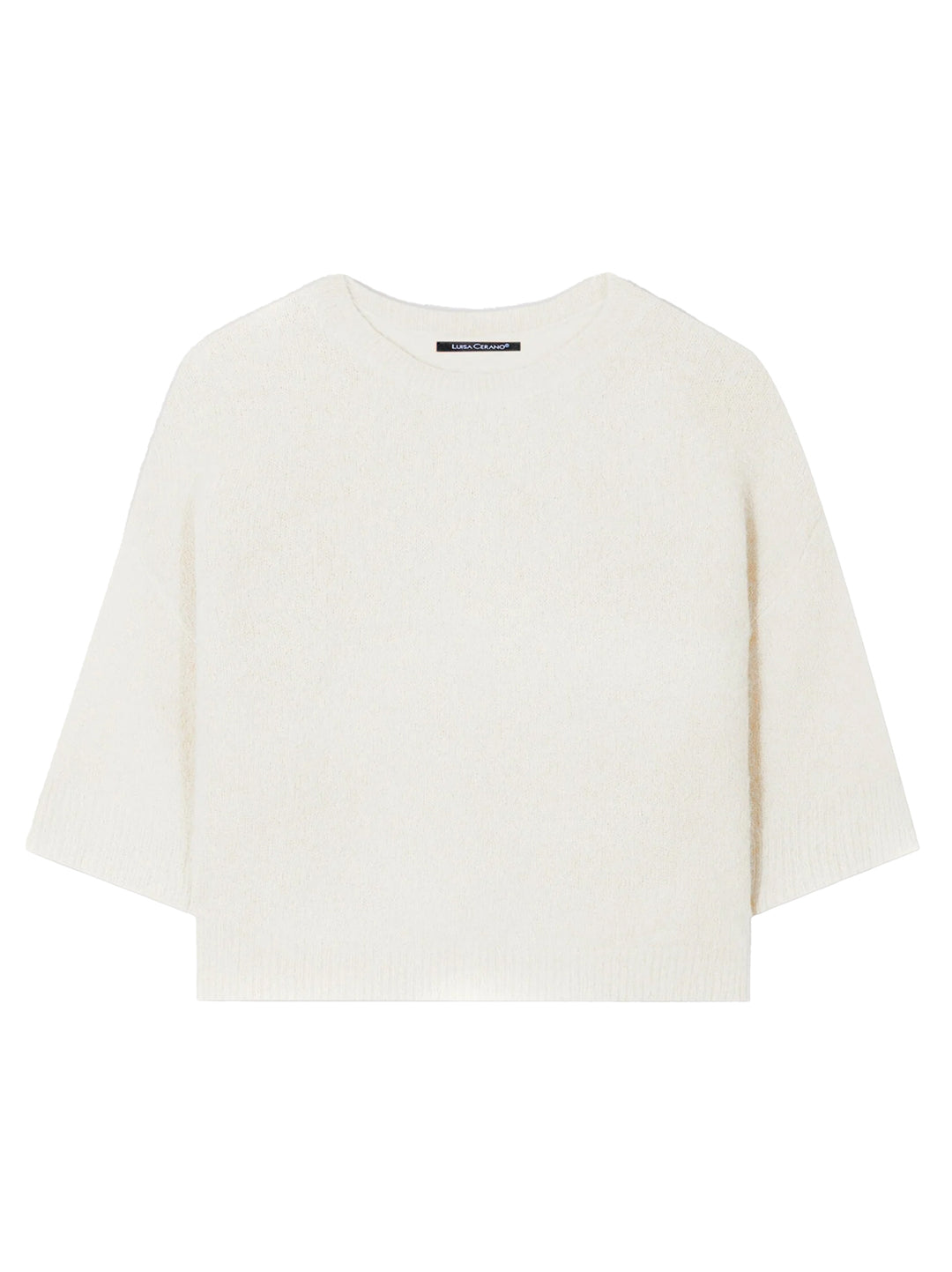 Luisa Cerano Alpaca mix sweater -Buitenstof: 71% alpaca, 22% polyamide, 4% wol, 3% elastaan<br />-DAMES TRUIEN & VESTEN-R