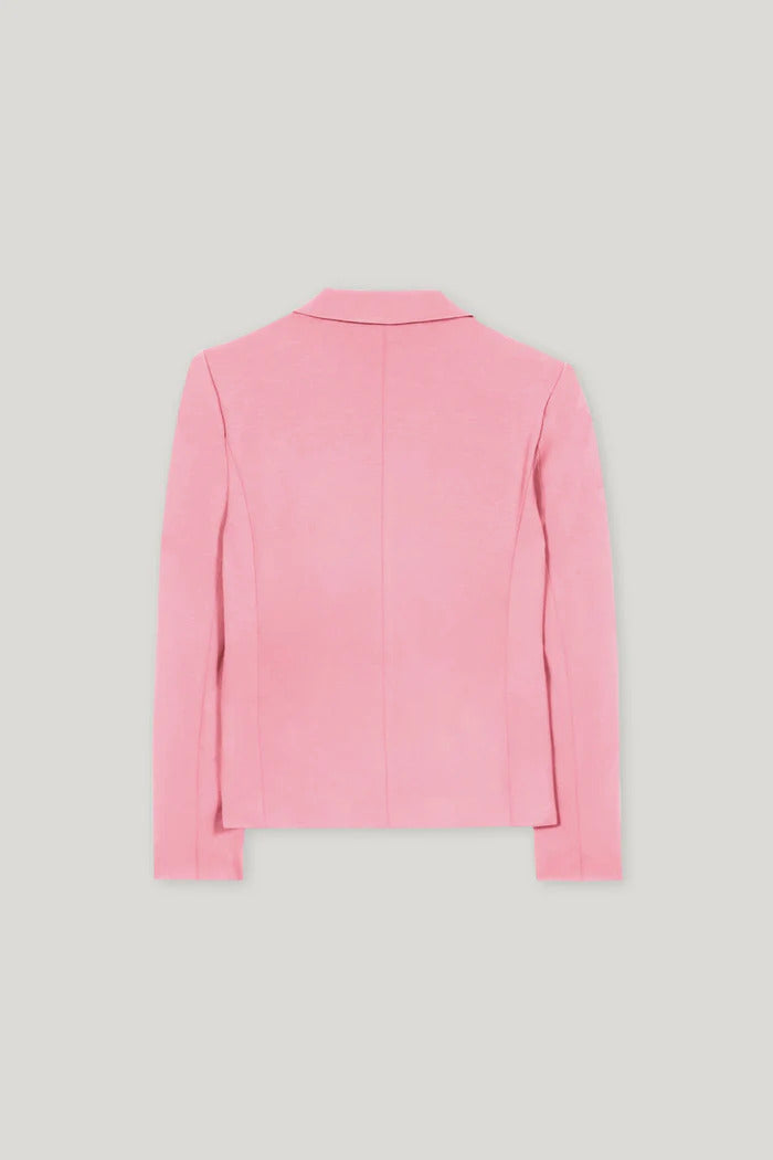 Luisa Cerano blazer Punto-Milano-45% viscose, 35% polyamide, 8% elasthaan -DAMES BLAZERS & GILETS-Roze