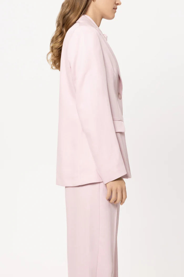 Luisa Cerano blazer – Roze-100% tencel-DAMES BLAZERS & JASJES-Roze