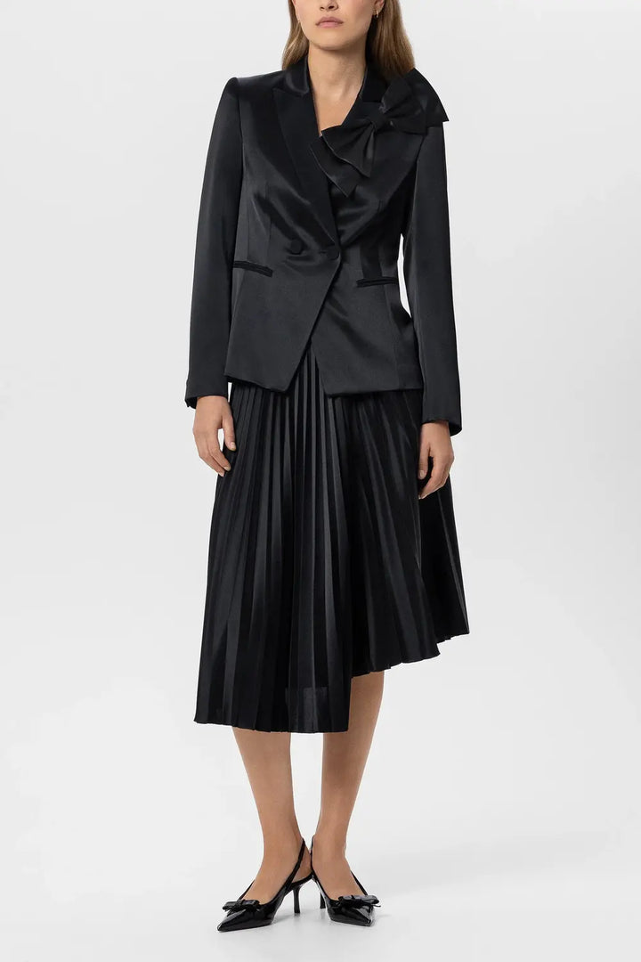 Luisa Cerano Blazer – Zwart-80% triacetaat, 20% polyester-DAMES BLAZERS & JASJES-Zwart