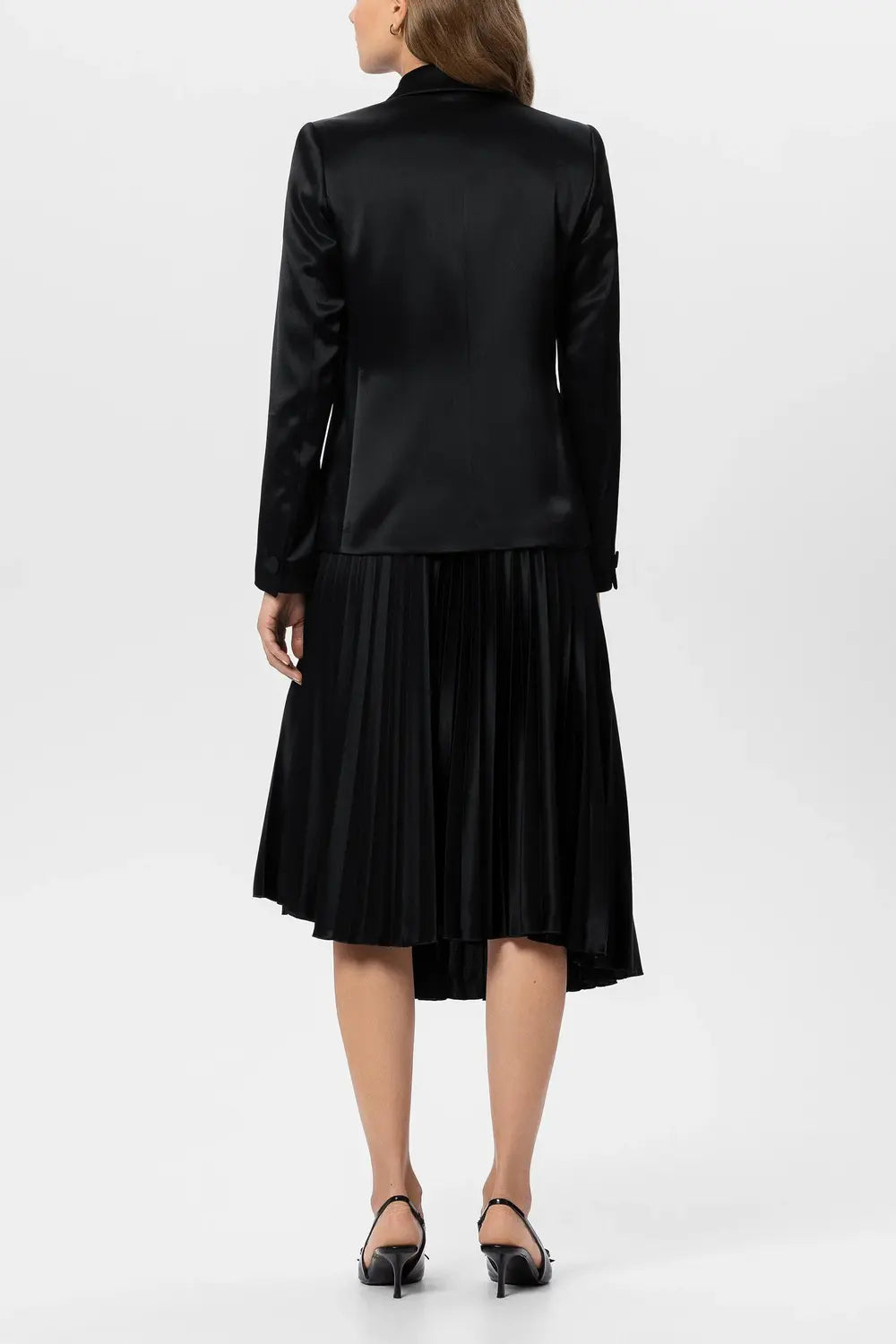 Luisa Cerano Blazer – Zwart-80% triacetaat, 20% polyester-DAMES BLAZERS & JASJES-Zwart