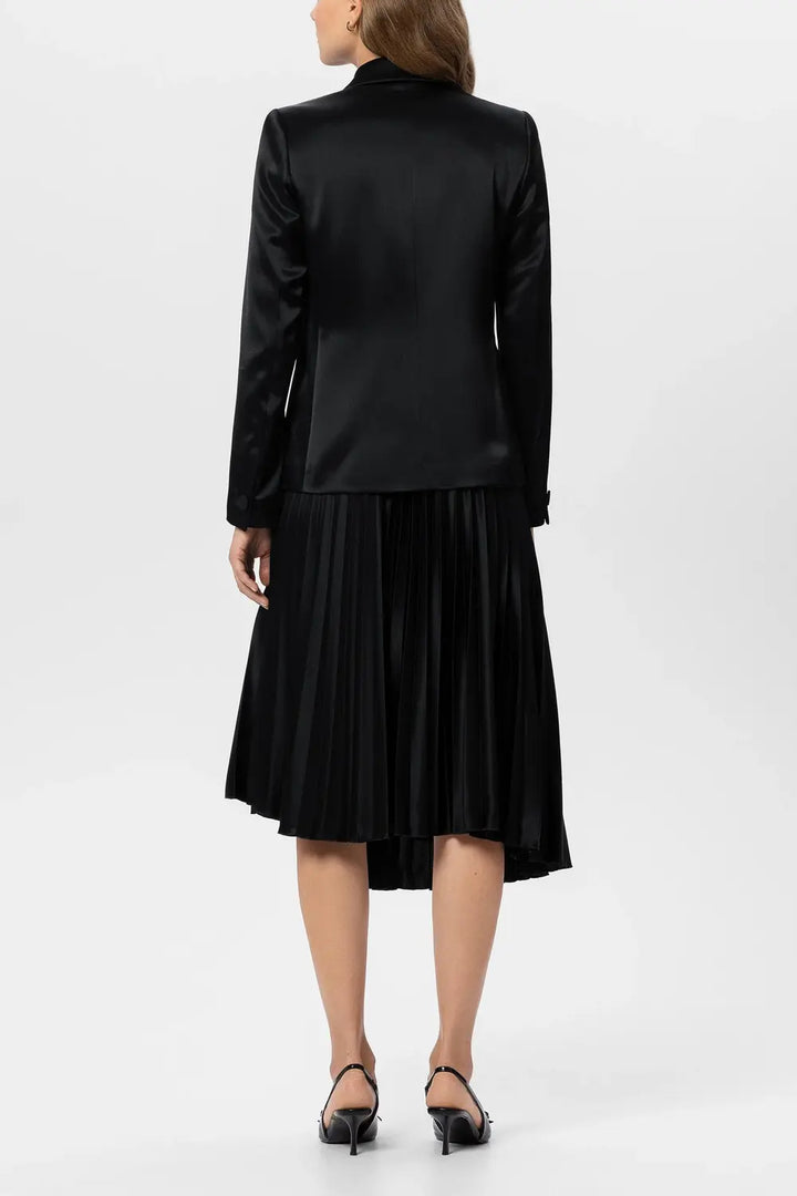 Luisa Cerano Blazer – Zwart-80% triacetaat, 20% polyester-DAMES BLAZERS & JASJES-Zwart