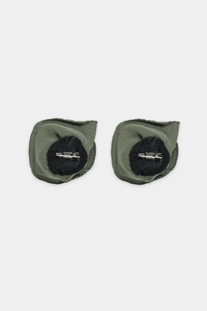 Luisa Cerano bloemenbroche – Groen-DAMES ACCESSOIRES-Groen