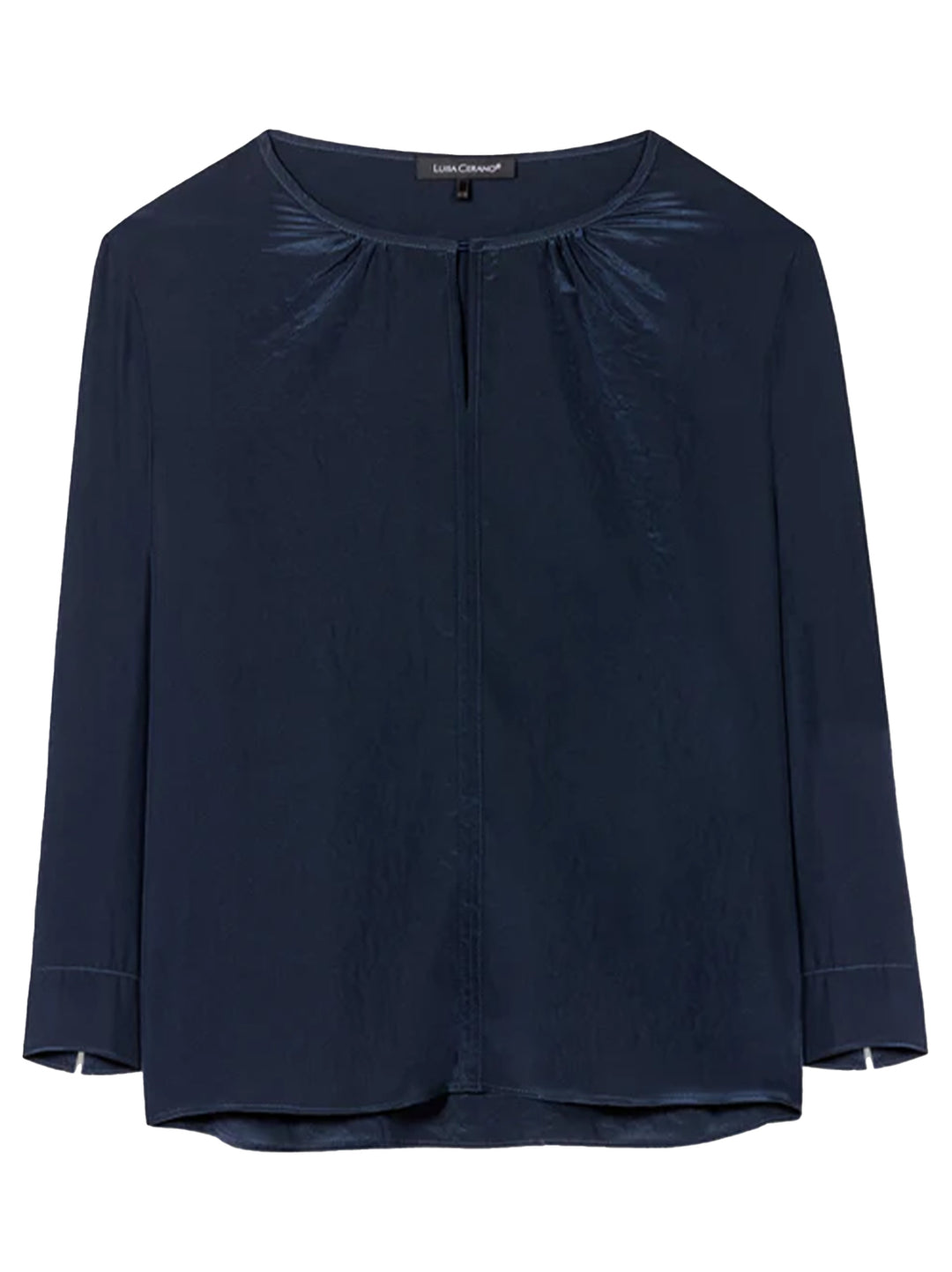 Luisa Cerano blouse 3/4 mouwen-100% Polyester-DAMES TOPS & BLOUSES-Blauw