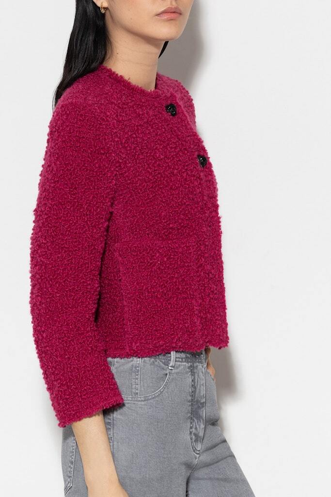 Luisa Cerano boucle tweed jasje-Buitenmateriaal: 94% scheerwol, 6% polyamide<br />Voering: 57% viscose, 43% polyester<br 