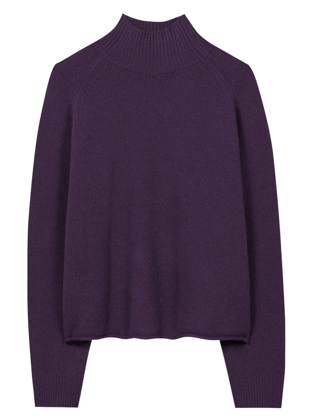 Luisa Cerano Cashmereblend Coltrui – Paars-80% wol, 20% kasjmier-DAMES TRUIEN & VESTEN-Paars