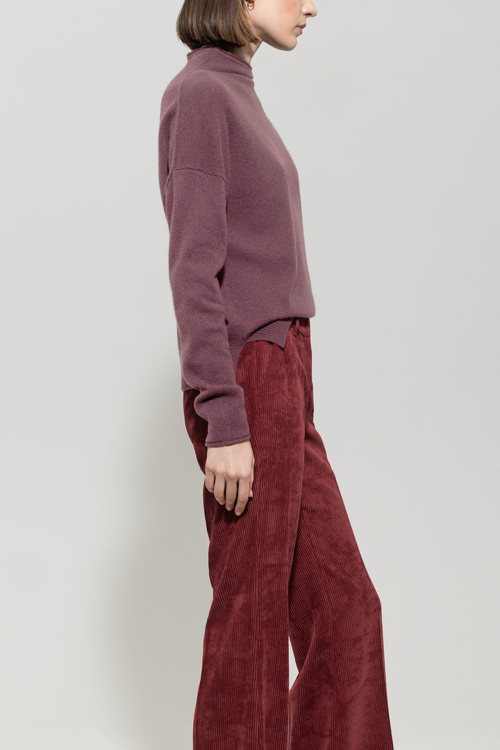 Luisa Cerano Coltrui – Oudroze- 80% wol, 20% cashmere-DAMES TRUIEN & VESTEN-Roze