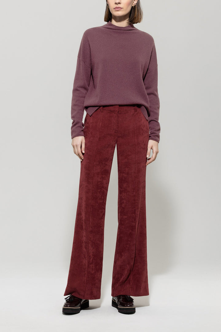 Luisa Cerano Coltrui – Oudroze- 80% wol, 20% cashmere-DAMES TRUIEN & VESTEN-Roze