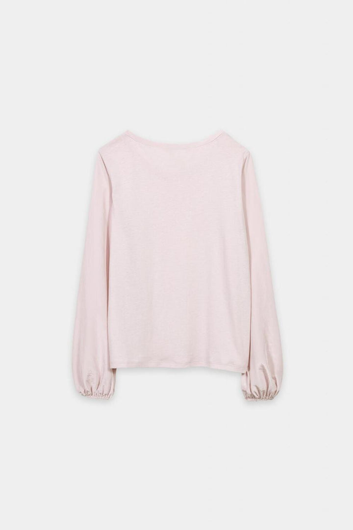 Luisa Cerano Elegant Top – Roze-100% polyester-DAMES TOPS & BLOUSES-Roze