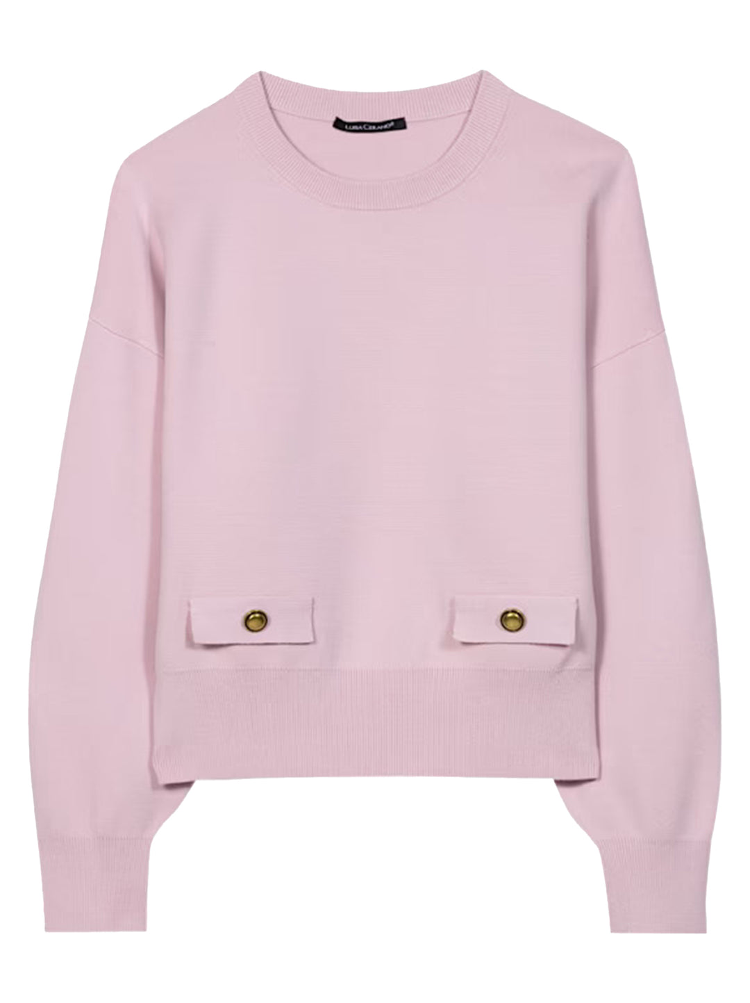 Luisa Cerano Elegante Trui – Roze-72% viscose, 28% polyester-DAMES TRUIEN & VESTEN-Roze