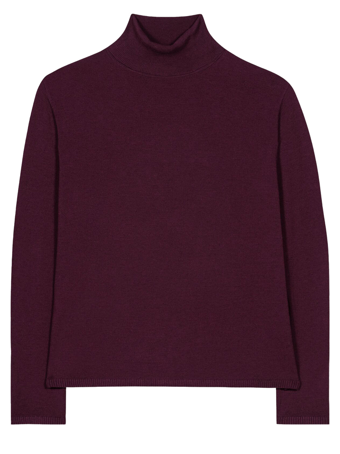 Luisa Cerano Fijne Coltrui – Aubergine-43% viscose, 42% polyamide, 15% wol-DAMES TRUIEN & VESTEN-Rood