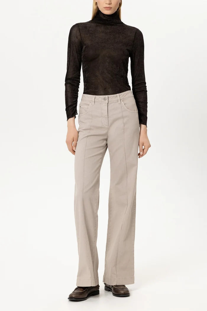 Luisa Cerano Fluwelen Coltrui – Bruin-95% Polyester, 5% Elasthan-DAMES TRUIEN & VESTEN-Bruin