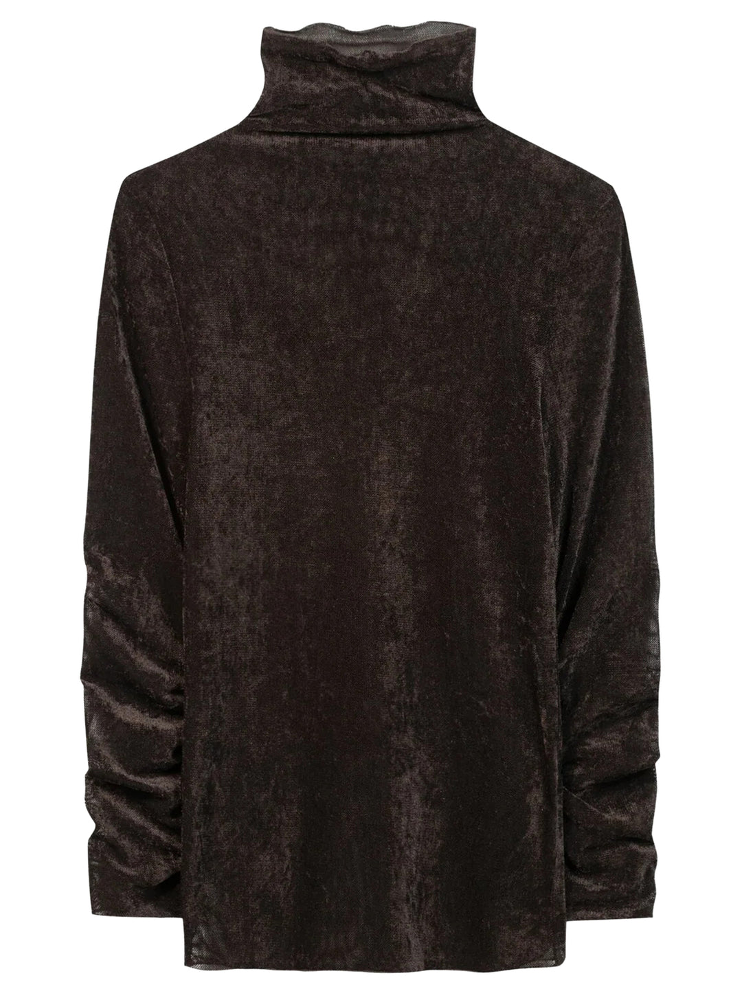 Luisa Cerano Fluwelen Coltrui – Bruin-95% Polyester, 5% Elasthan-DAMES TRUIEN & VESTEN-Bruin