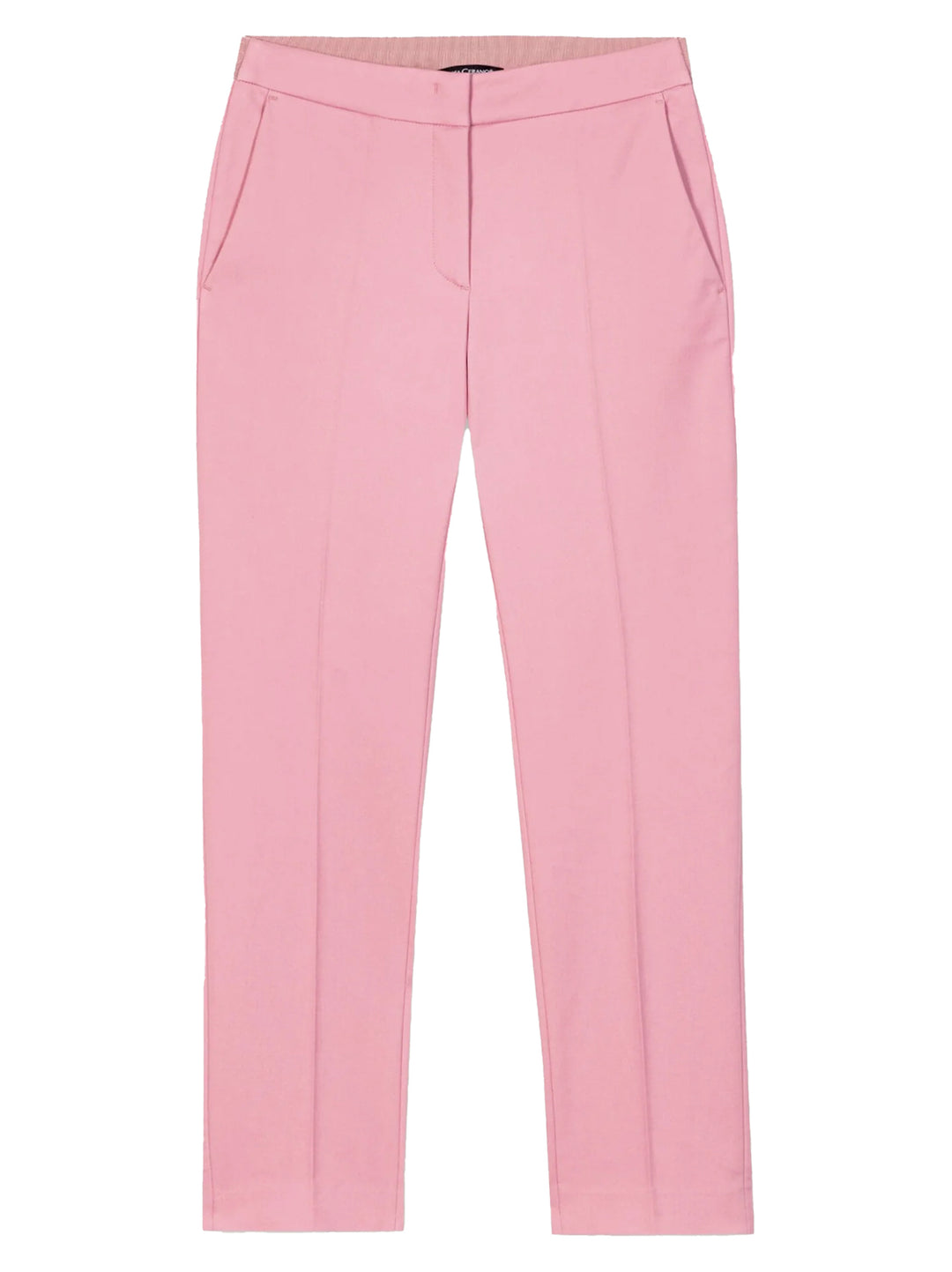 Luisa Cerano gabardine stretch broek-97% katoen, 3% elasthaan-DAMES BROEKEN-Roze
