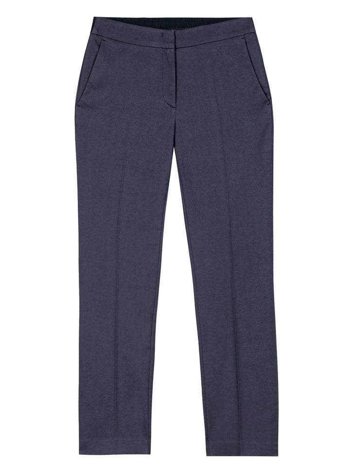 Luisa Cerano gabardine stretchbroek-Buitenstof: 97% katoen, 3% elastaan-DAMES BROEKEN-Blauw