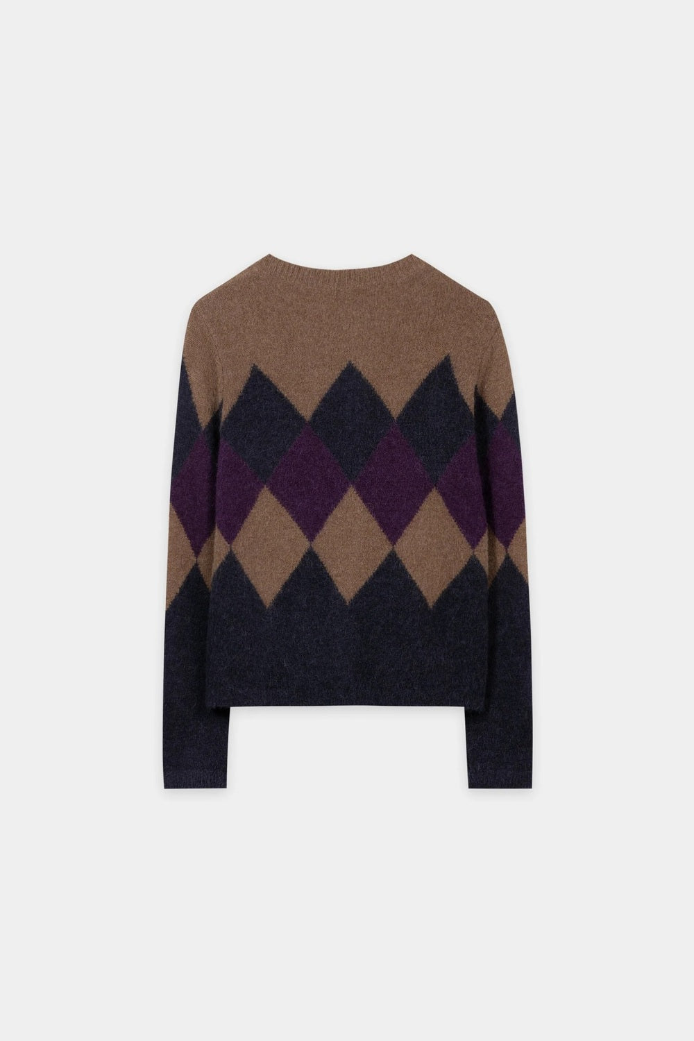 Luisa Cerano Geruit Alpaca Vest – Multicolor-71% alpaca, 22% polyamide, 4% wol, 3% elastaan-DAMES TRUIEN & VESTEN-Divers