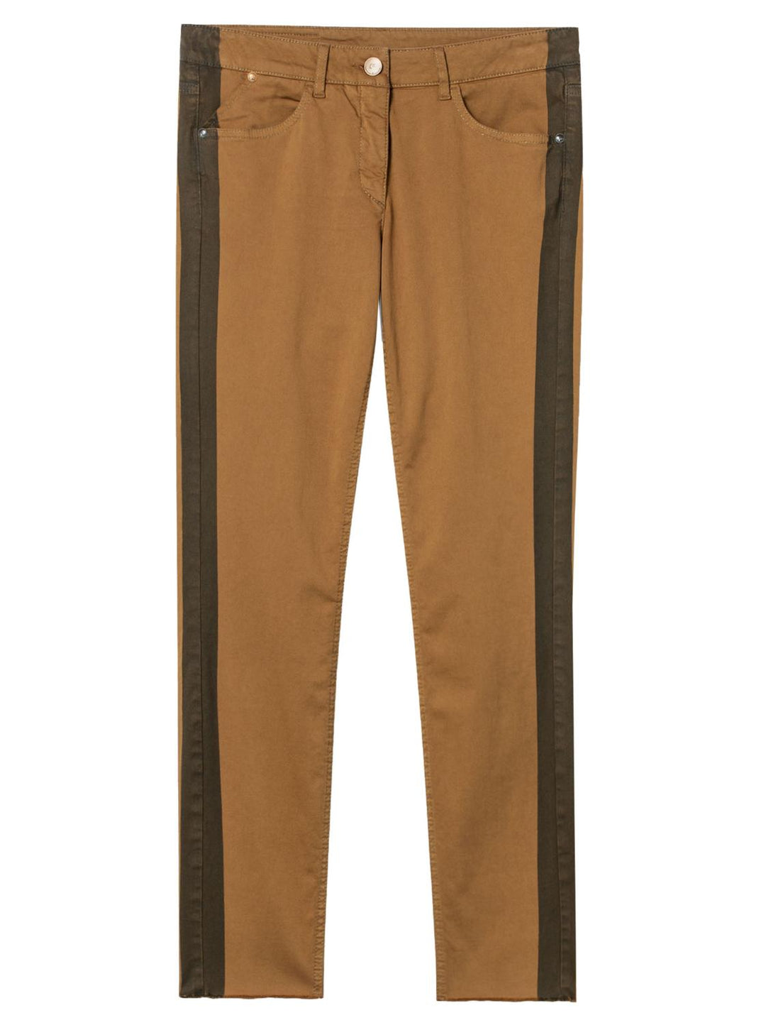 Luisa Cerano jeans-96% katoen, 4% elasthaan-DAMES BROEKEN-Bruin