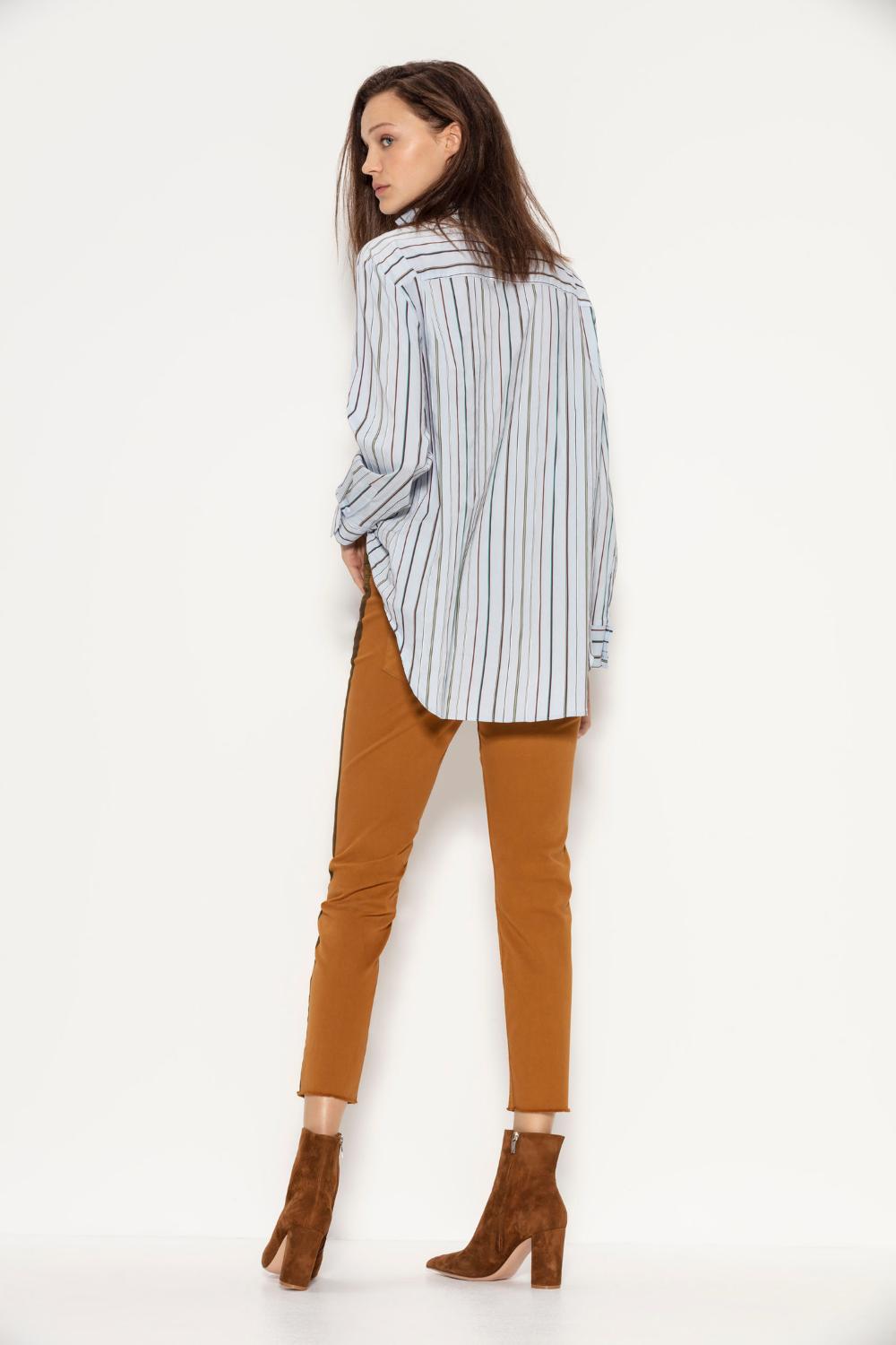 Luisa Cerano jeans-96% katoen, 4% elasthaan-DAMES BROEKEN-Bruin