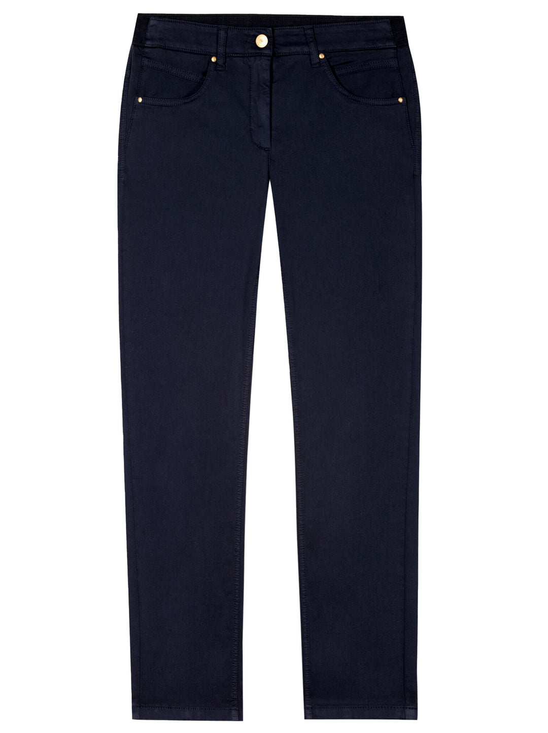 Luisa Cerano Jeans – Blauw-96% katoen, 4% elasthaan-DAMES BROEKEN-Blauw