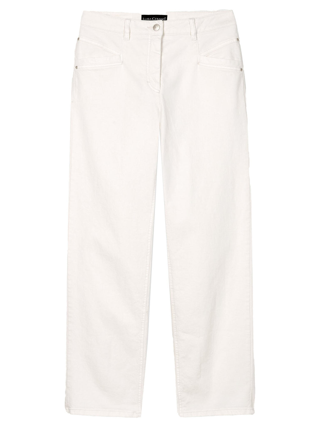 Luisa Cerano Jeans – Room-100% katoen, 3% elastaan-DAMES BROEKEN-Room