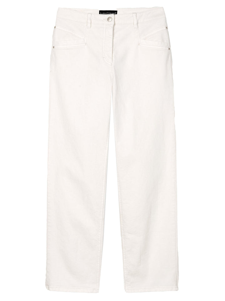 Luisa Cerano Jeans – Room-100% katoen, 3% elastaan-DAMES BROEKEN-Room