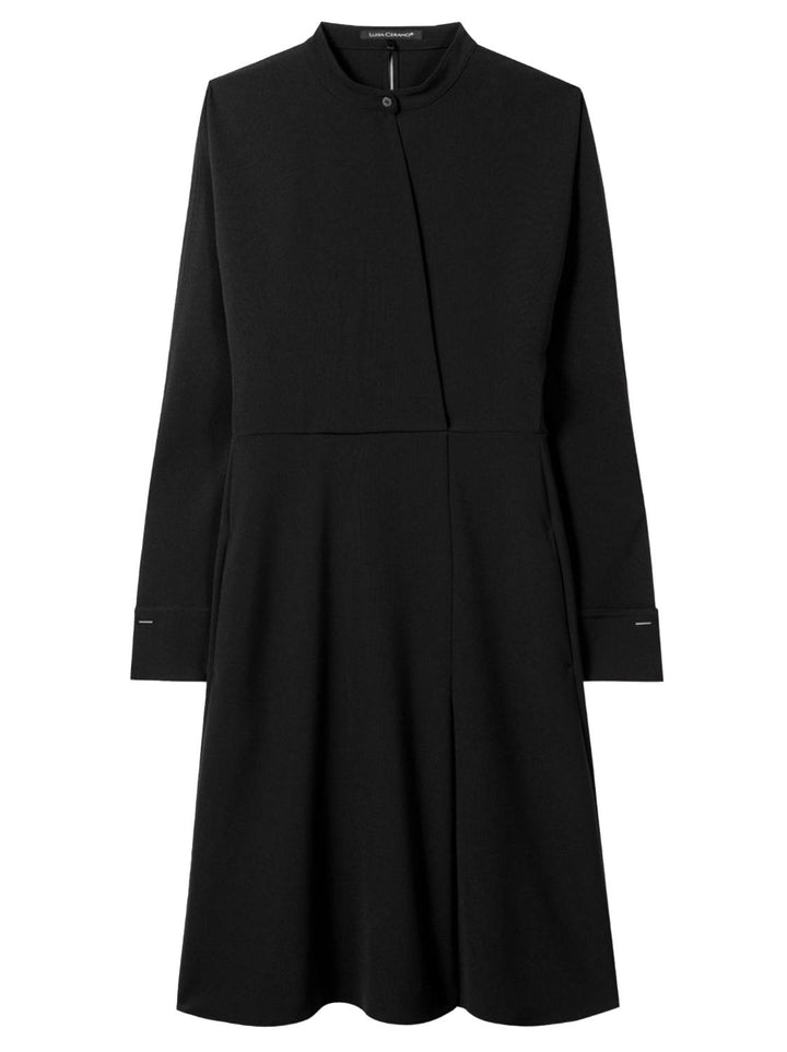 Luisa Cerano jurk-92% polyester, 8% elasthaan-DAMES JURKEN-Zwart