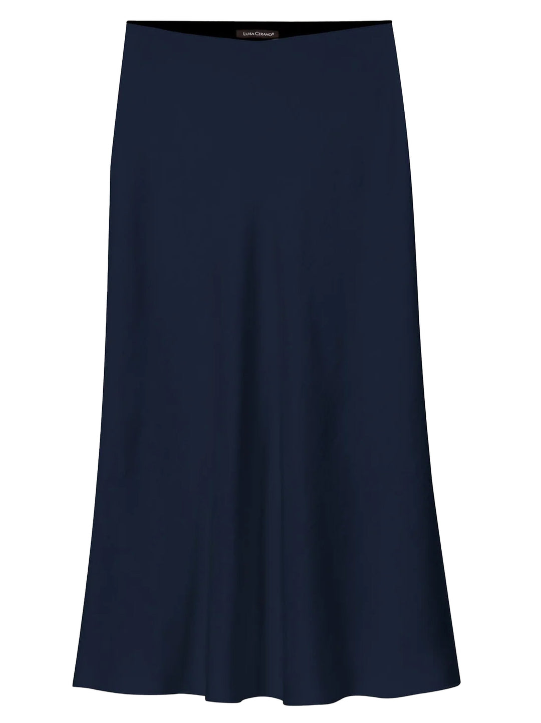 Luisa Cerano Lange Rok – Blauw-100% polyester-DAMES ROKKEN-Blauw