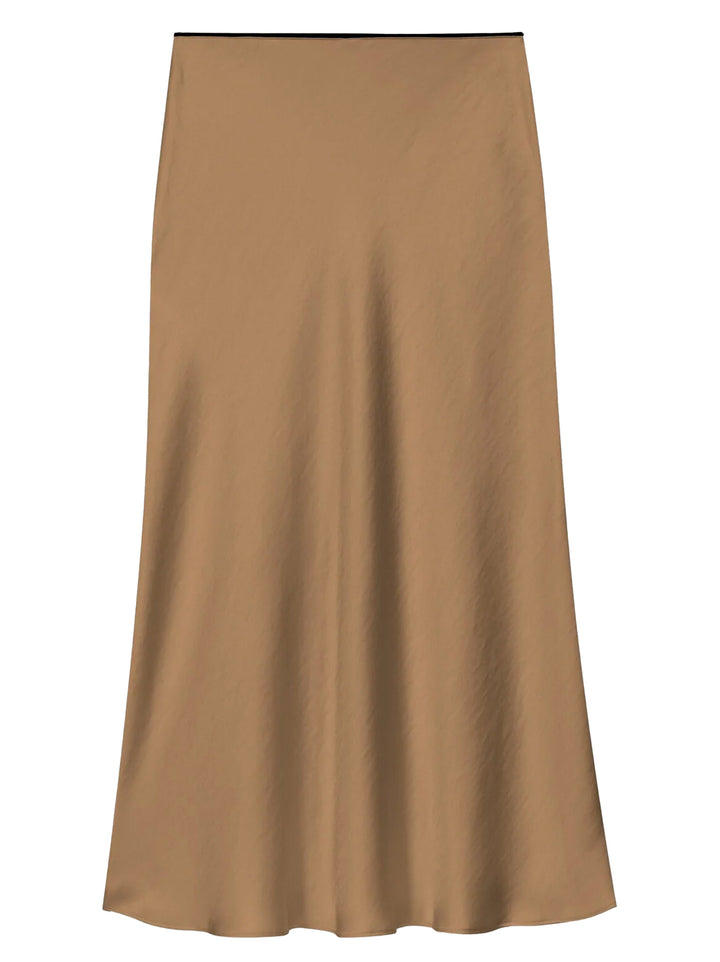 Luisa Cerano Lange Rok – Bruin-100% polyester-DAMES ROKKEN-Bruin