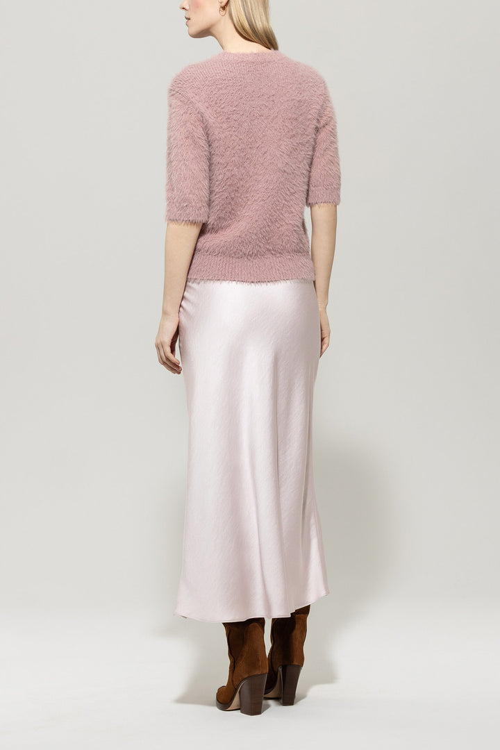 Luisa Cerano Lange Rok – Roze-100% polyester-DAMES ROKKEN-Roze