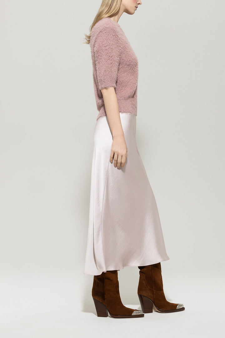 Luisa Cerano Lange Rok – Roze-100% polyester-DAMES ROKKEN-Roze