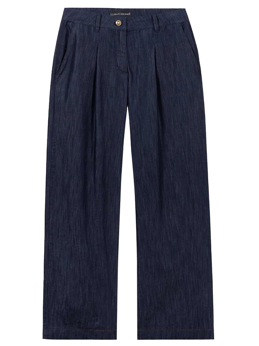 Luisa Cerano Lichtgewicht Jeans – Blauw-100% katoen-DAMES BROEKEN-Blauw