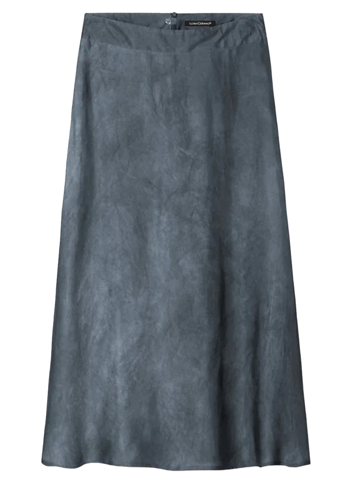 Luisa Cerano Maxi-rok van Zijden-Mix – Blauw-85% rayon, 15% zijde-DAMES ROKKEN-Blauw