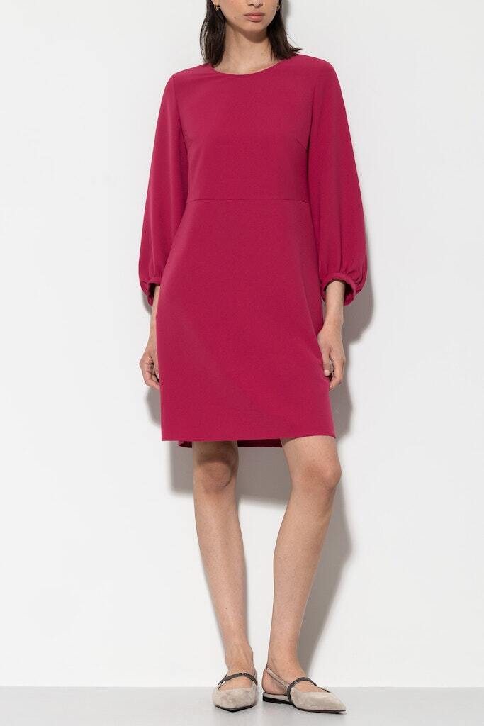 Luisa Cerano minijurk 3/4 mouwen-Buitenmateriaal: 92% polyester, 8% elastaan<br />Rits aan de achterkant-DAMES JURKEN-Roz