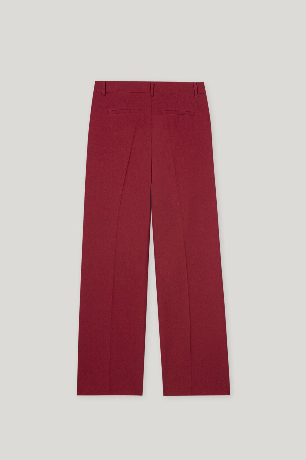 Luisa Cerano Pantalon – Rood- 67% polyester, 29% viscose, 4% elastane-DAMES BROEKEN-Rood
