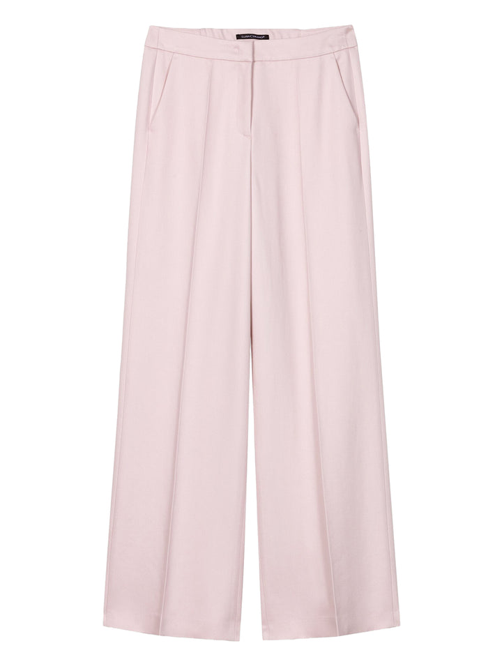 Luisa Cerano – Pantalon Roze-100% tencel-DAMES BROEKEN-Roze