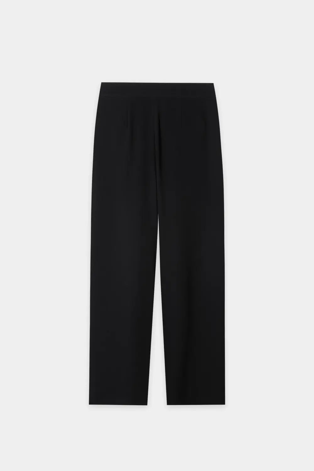 Luisa Cerano Pantalon – Zwart-69% triacetaat, 31% polyester-DAMES BROEKEN-Zwart