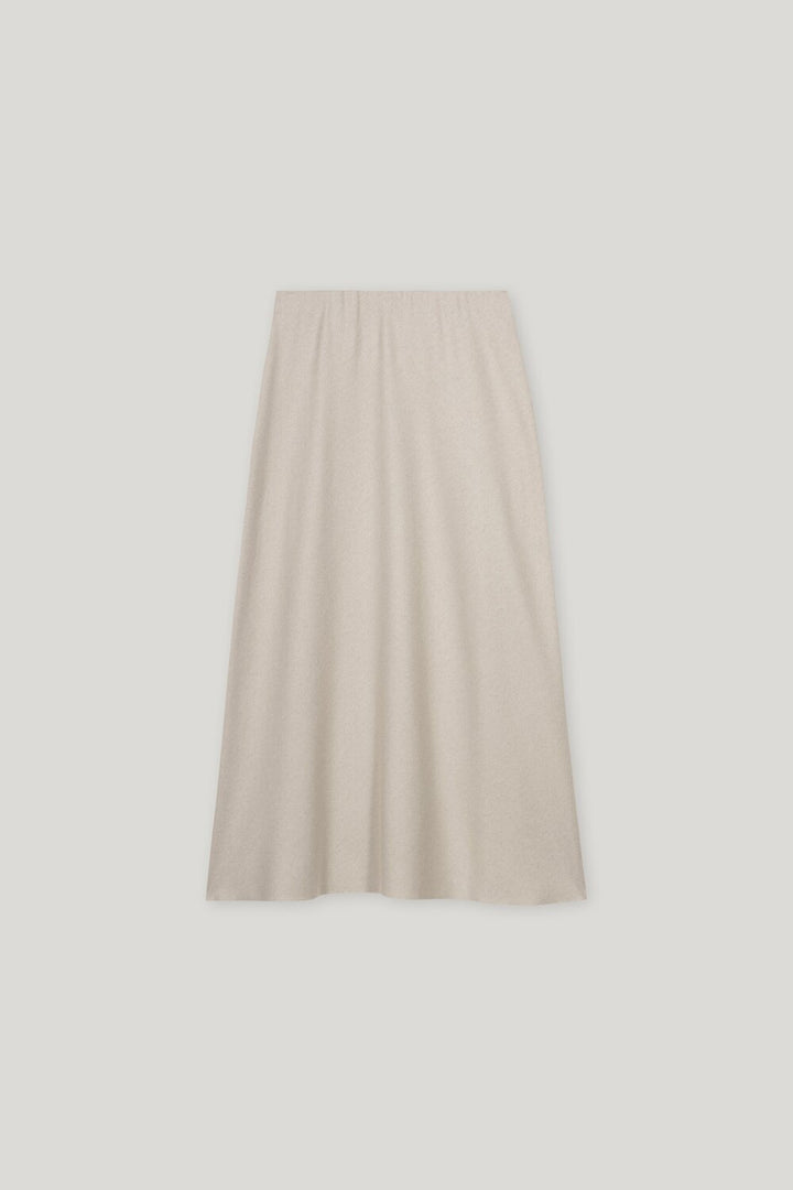 Luisa Cerano Rok – Beige-58% wool, 39% polyamide, 3% elastane-DAMES ROKKEN-Beige