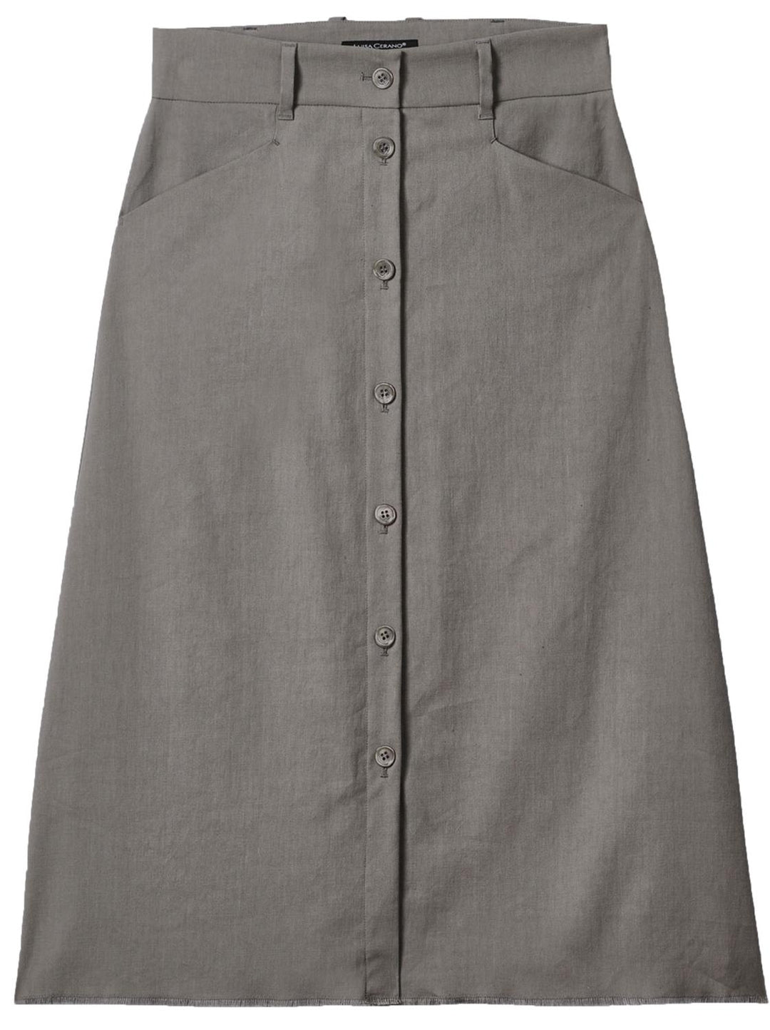 Luisa Cerano rok linnenmix-Buitenmateriaal: 54% linnen, 45% katoen, 1% elastaan<br />??Voering: 57% viscose, 45% polyeste